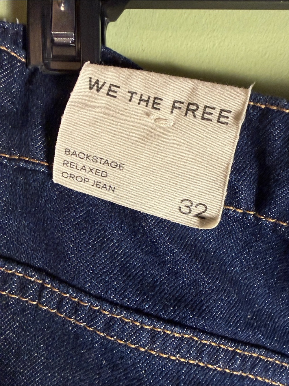 Free People Backstage Relaxed Cropped Jean NWT - Picture 14 of 15